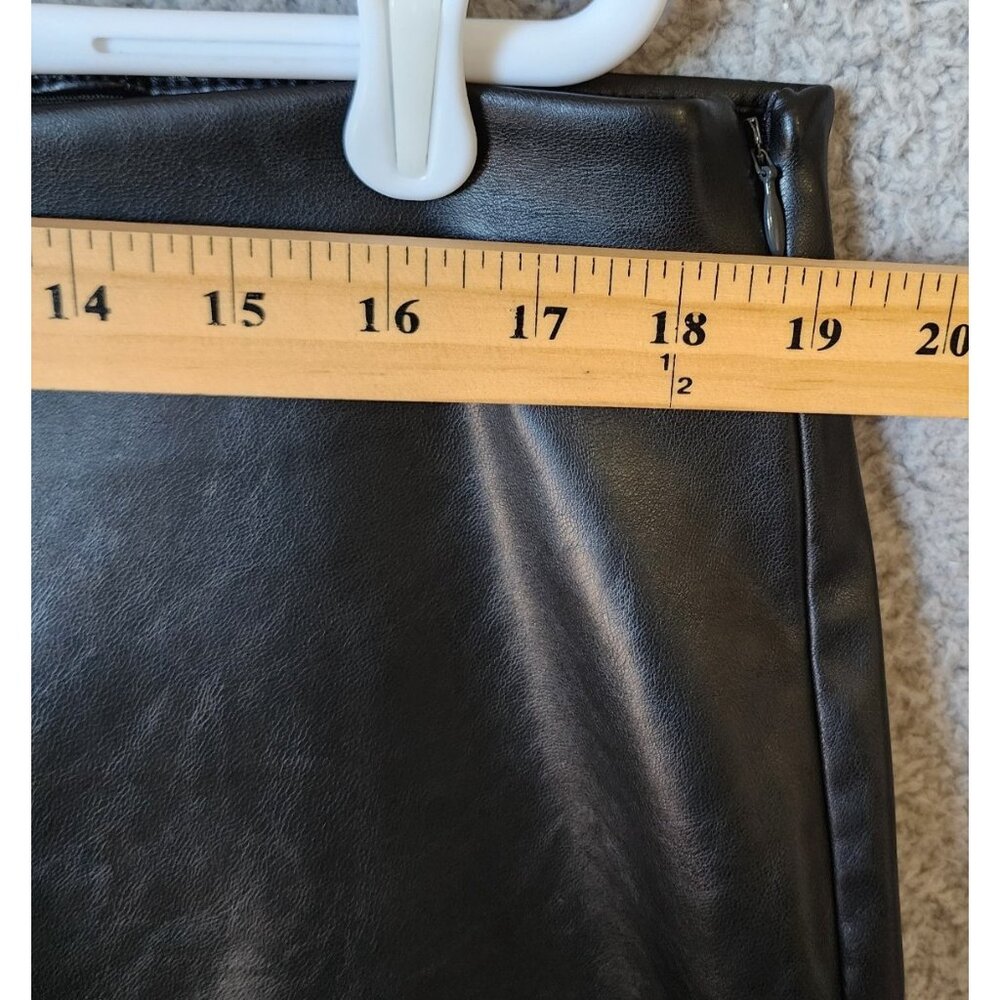 NEW Old Navy Women's Extra High-Rise‎ Skinny Faux Leather Pants Black Plus Sz 20 - Picture 5 of 16